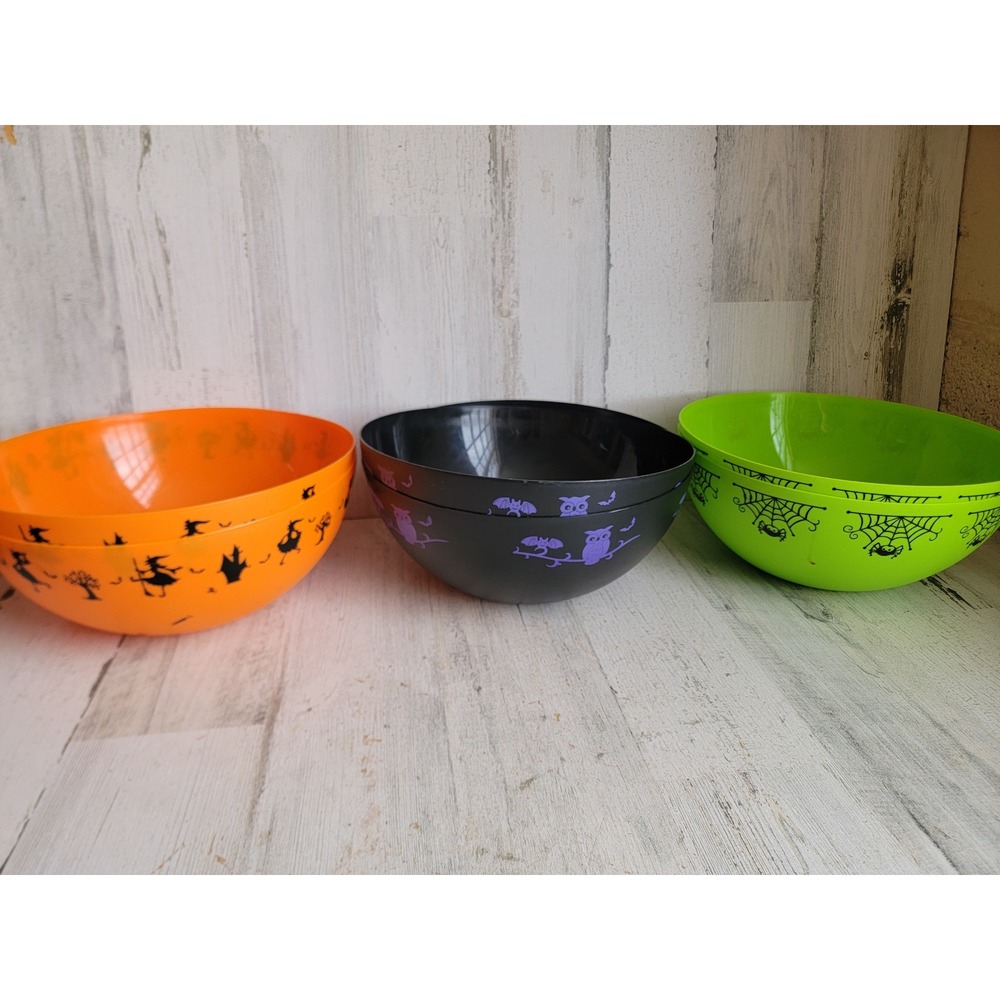 Variety candy bowl spider web owl witch Halloween‎ home decor set